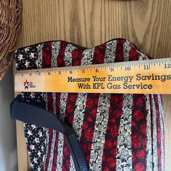 Coach Americana Print Tote w/ Matching Wallet USA Canvas Leather Mint - Picture 4 of 12